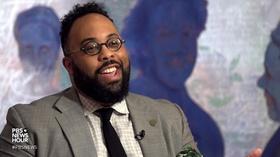 Video thumbnail: PBS NewsHour Kevin Young intertwines personal, public history in 'Brown'