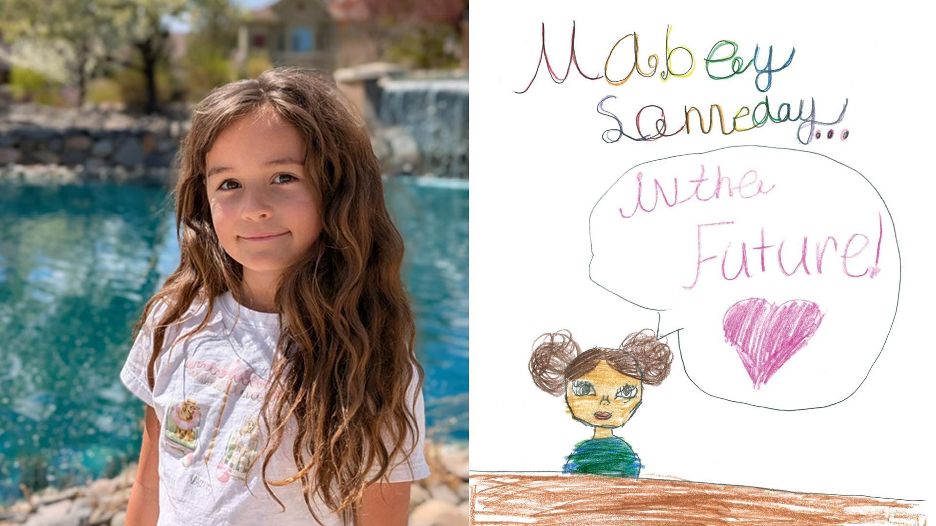 1st Place in the Second Grade level: “Maybe Someday…in the Future” by Sparrow