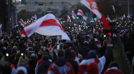 Video thumbnail: PBS NewsHour News Wrap: Crowds strike against Lukashenko in Belarus