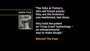 A Frozen Food Index File Answer Plus A Musical Treat
