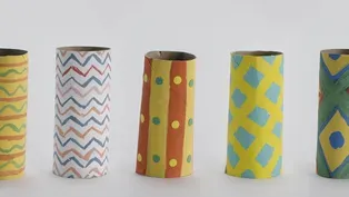 Cómo hacer maracas con tubos de cartón