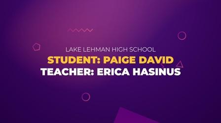 Video thumbnail: WVIA Special Presentations 2021 Great Teachers Essay Contest Winner — Paige David