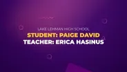 2021 Great Teachers Essay Contest Winner — Paige David