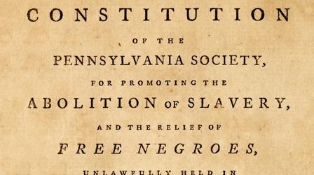 Video thumbnail: Benjamin Franklin Franklin and the Antislavery Movement