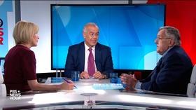 Video thumbnail: PBS NewsHour Shields and Brooks on climate policy, Trump's Dorian claim