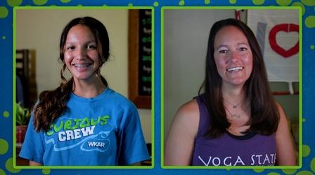 Video thumbnail: Curious Crew Yoga Instructor | Rebecca Gulbransen