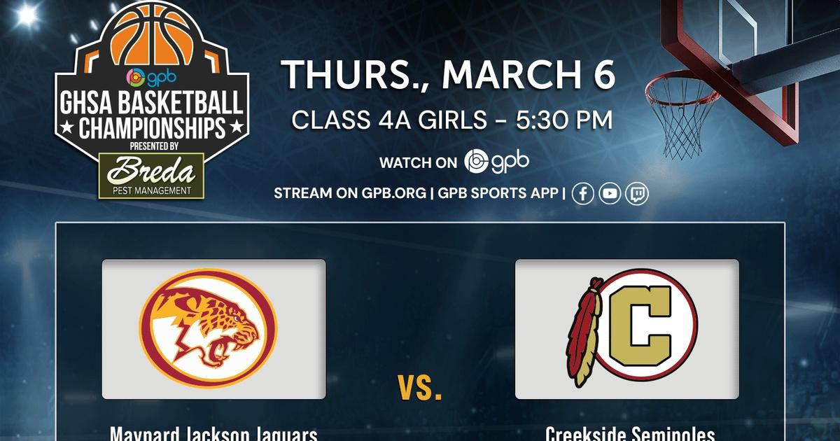 Gpb sports: basketball | 2025 ghsa 4a girls basketball championship: maynard jackson vs. Creekside | season 2025