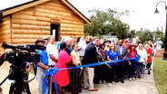 Tallahassee's Bicentennial First Capitol Log Cabin | Ribbon Cutting