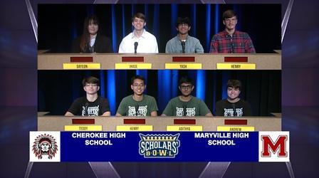 Video thumbnail: Scholars' Bowl Cherokee High School vs Maryville High School