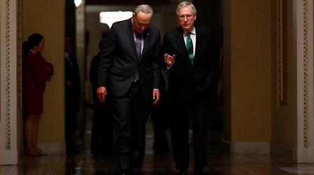 Video thumbnail: PBS NewsHour Schumer and McConnell on brink of agreement in debt talks