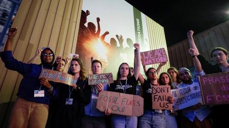 Video thumbnail: PBS NewsHour News Wrap: Climate summit wraps with disaster fund promise