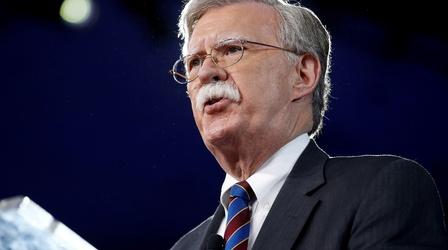 Video thumbnail: PBS NewsHour John Bolton named national security adviser in shakeup