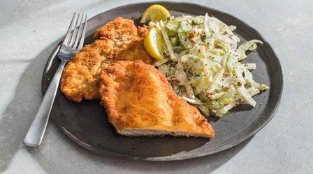 Video thumbnail: America's Test Kitchen Schnitzel and Roesti
