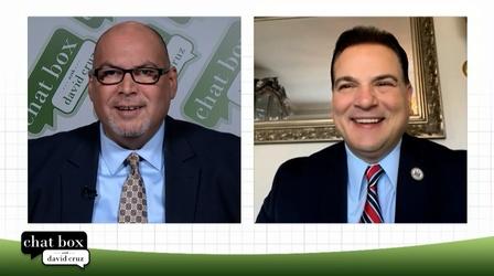 Video thumbnail: Chat Box with David Cruz Abortion, Guns, Temp Workers: Scutari on the Senate Agenda