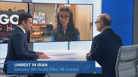 Video thumbnail: Chicago Tonight Iran Acknowledges Over 300 Dead in Ongoing Unrest