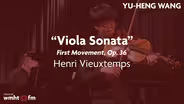 Yu-Heng Wang: Viola Sonata, Op. 36.