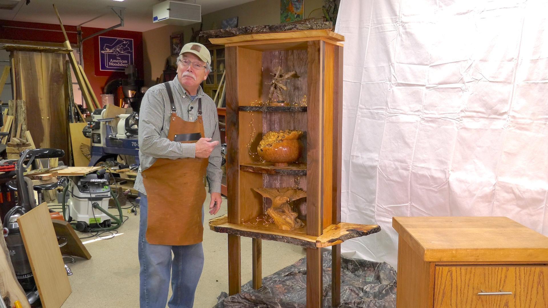 Live-Edge Display Shelves