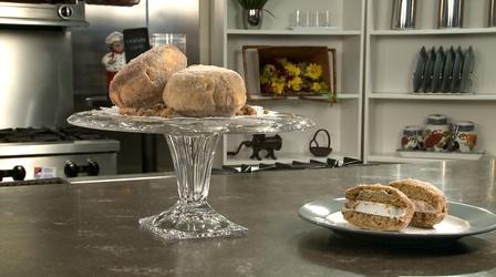 Video thumbnail: Charlotte Cooks Fried Snickerdoodle Cake Sammie With Mallow Filling