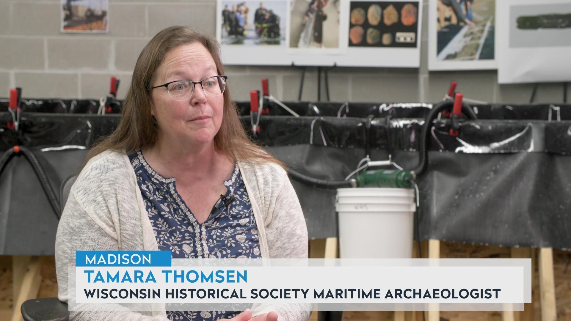 Tamara Thomsen on spotting ancient canoes in Lake Mendota Tamara Thomsen on spotting ancient canoes in Lake Mendota