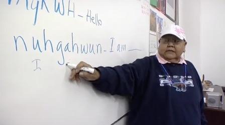 Video thumbnail: We Shall Remain: A Native History of Utah Teaching the Ute Language