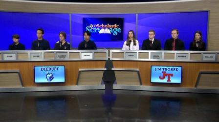 Video thumbnail: WLVT Scholastic Scrimmage Scholastic Scrimmage S4 Ep 5 Dieruff HS vs Jim Thorpe
