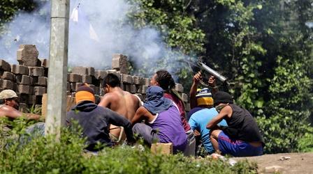Video thumbnail: PBS NewsHour Violence interrupts peace talks in Nicaragua