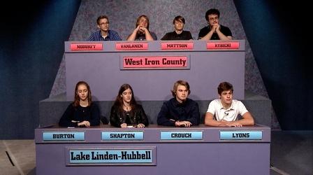 Video thumbnail: High School Bowl 4205: West Iron County vs Lake Linden
