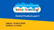Grade 4 Math Lesson 3: Partial Products