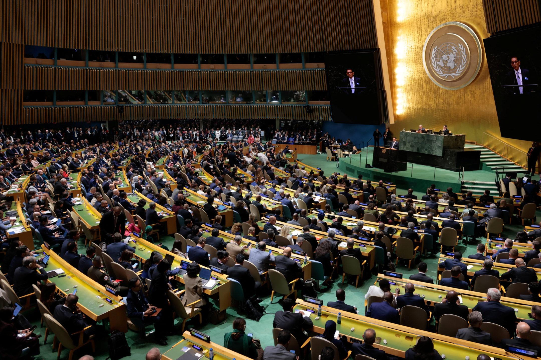 Trump defends Iran war and threatens annihilation at UN General Assembly