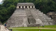 A scientist explores the Mayan pyramids