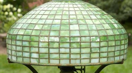 Video thumbnail: Antiques Roadshow Appraisal: Tiffany Studios Geometric Table Lamp, ca. 1906