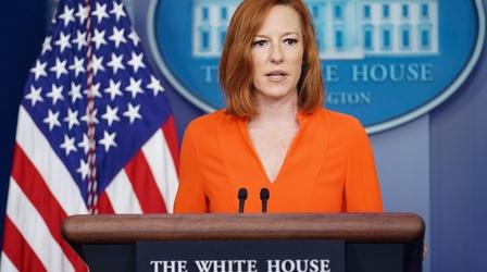 Video thumbnail: PBS NewsHour Psaki defends Biden compromise on infrastructure deal