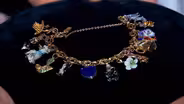 Appraisal: Early 20th C. Bracelet with Enamel Charms