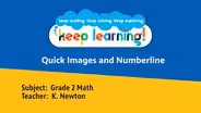 Grade 2 Math Lesson 6: Quick Images and Numberline