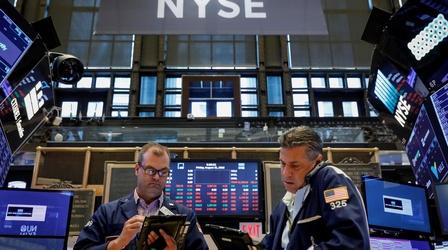 Video thumbnail: PBS NewsHour News Wrap: Economy grows more than 3.5%; stocks drop