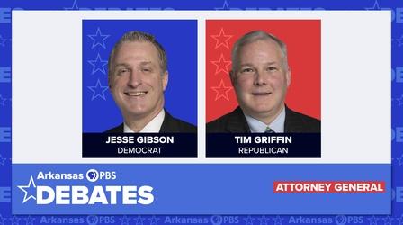 Video thumbnail: Arkansas PBS Debates Election 2022: Arkansas PBS Debates – Attorney General