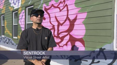 Video thumbnail: Chicago Tonight: Latino Voices Pilsen Graffiti Artist Receives Showcase in Elmhurst