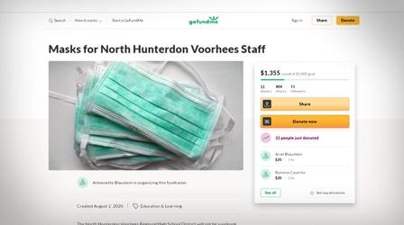 Video thumbnail: NJTV News Teacher turns to GoFundMe to buy protective equipment