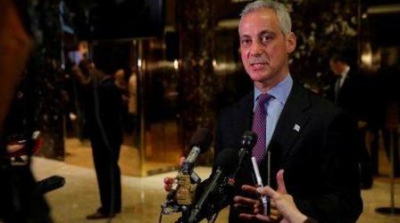 Video thumbnail: PBS NewsHour News Wrap: Chicago sues over 'sanctuary city' plan