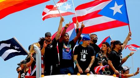 Video thumbnail: PBS NewsHour Why Puerto Ricans are 'fed up' with Rossello, poor economy