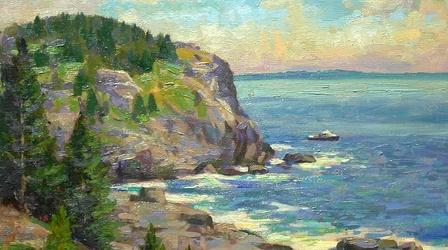 Video thumbnail: Open Studio with Jared Bowen Cape Ann & Monhegan Island Vistas, Eben Haines, and more