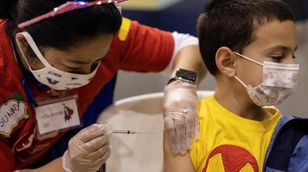 Video thumbnail: PBS NewsHour News Wrap: FDA approves Pfizer's COVID booster for kids