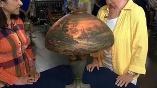 Appraisal: Handel Reverse-painted Lamp, ca. 1920