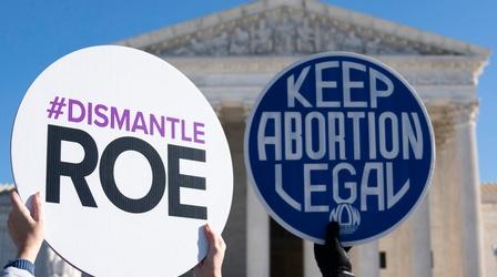 Video thumbnail: PBS NewsHour How Americans are responding to Supreme Court ruling on Roe
