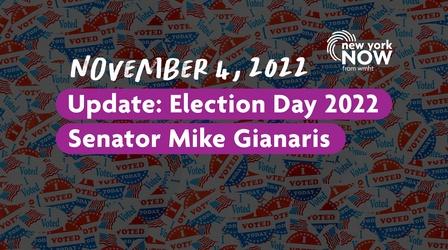 Video thumbnail: New York NOW Election Day 2022 Update, Senator Mike Gianaris