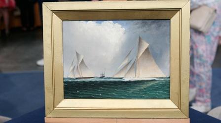 Appraisal: J.E. Buttersworth Oil Painting, ca. 1885