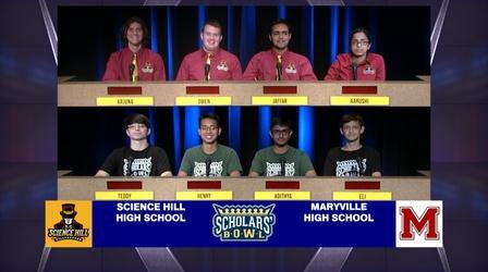 Video thumbnail: Scholars' Bowl Science Hill vs Maryville