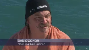 Man Raises Money for Music Venues by Plunging into Lake