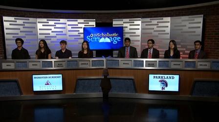 Video thumbnail: WLVT Scholastic Scrimmage Scholastic Scrimmage: Moravian Academy vs Parkland HS
