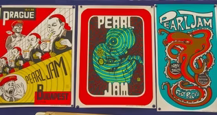 Appraisal: Ames Bros Pearl Jam Posters, ca. 1996